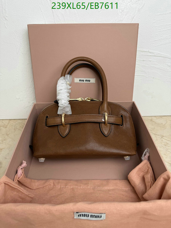 Miu Miu-Bag-Mirror Quality Code: EB7611 $: 239USD