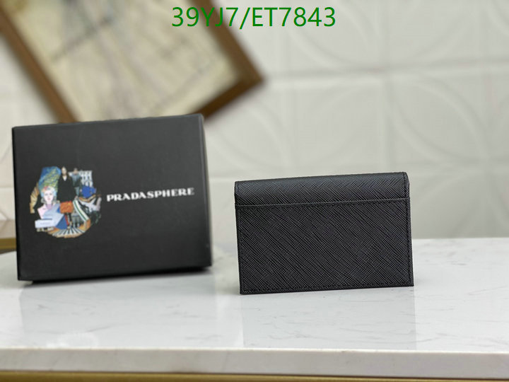 Prada-Wallet-4A Quality Code: ET7843 $: 39USD