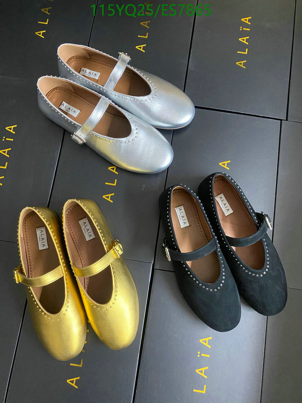 ALAIA-Women Shoes Code: ES7865 $: 115USD