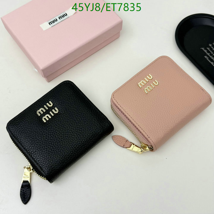 Miu Miu-Wallet-4A Quality Code: ET7835 $: 45USD