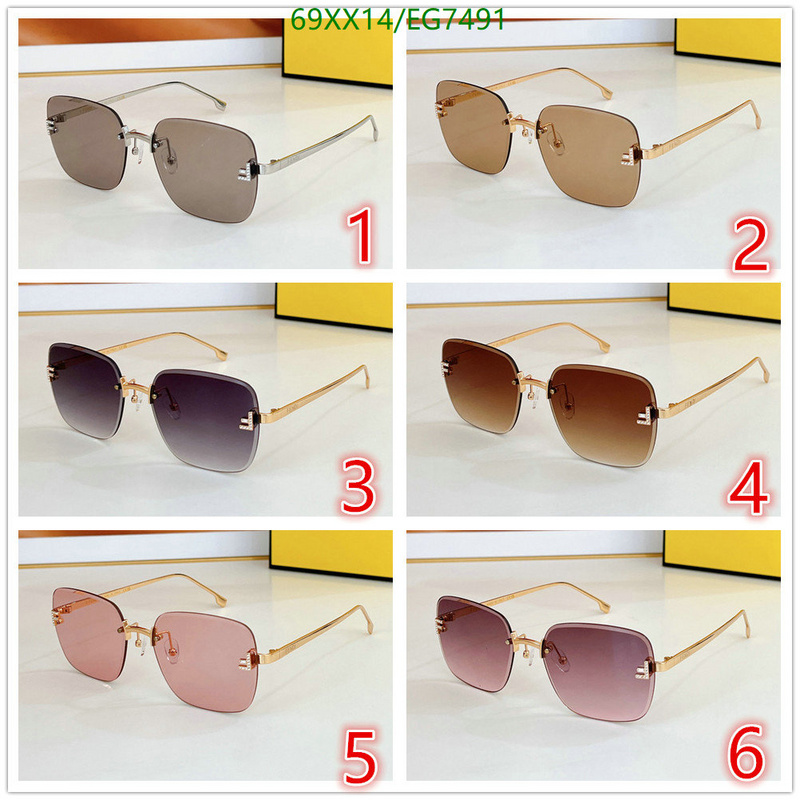Fendi-Glasses Code: EG7491 $: 69USD