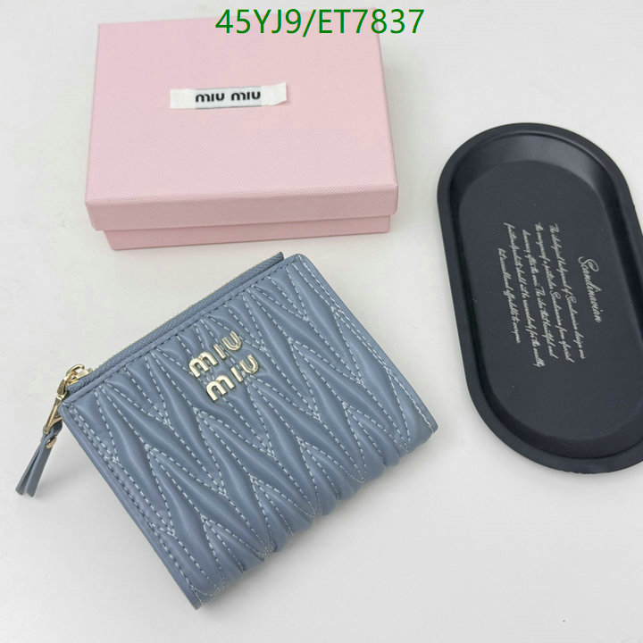 Miu Miu-Wallet-4A Quality Code: ET7837 $: 45USD