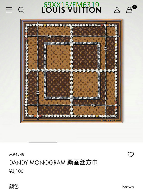LV-Scarf Code: EM6319 $: 69USD