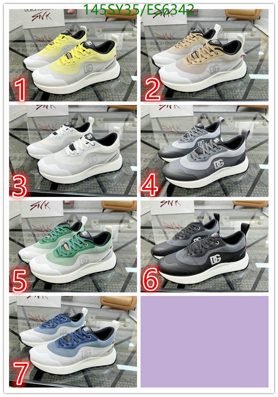 D&G-Men shoes Code: ES6342 $: 145USD