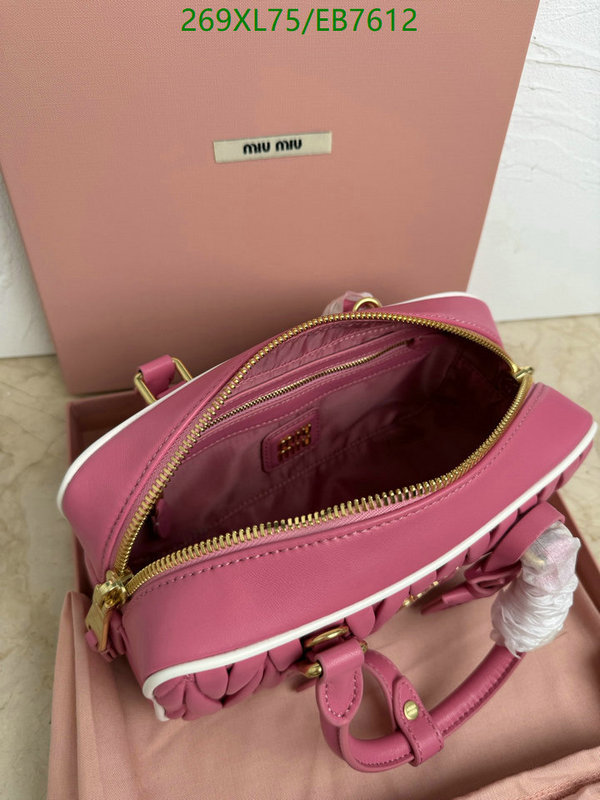 Miu Miu-Bag-Mirror Quality Code: EB7612 $: 269USD