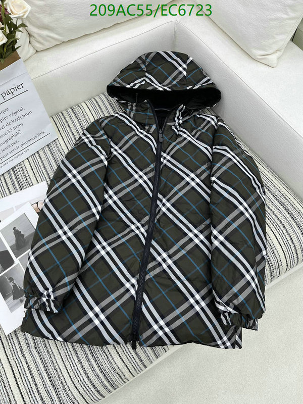 Burberry-Down jacket Women Code: EC6723 $: 209USD