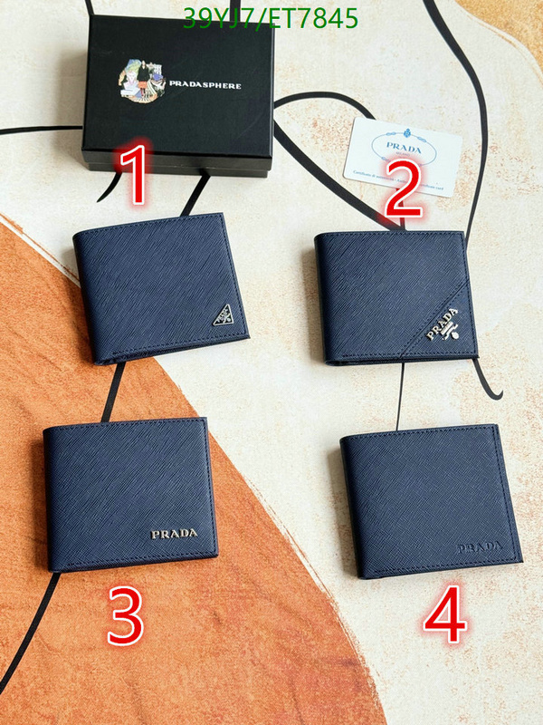 Prada-Wallet-4A Quality Code: ET7845 $: 39USD