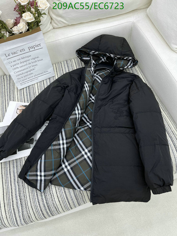 Burberry-Down jacket Women Code: EC6723 $: 209USD