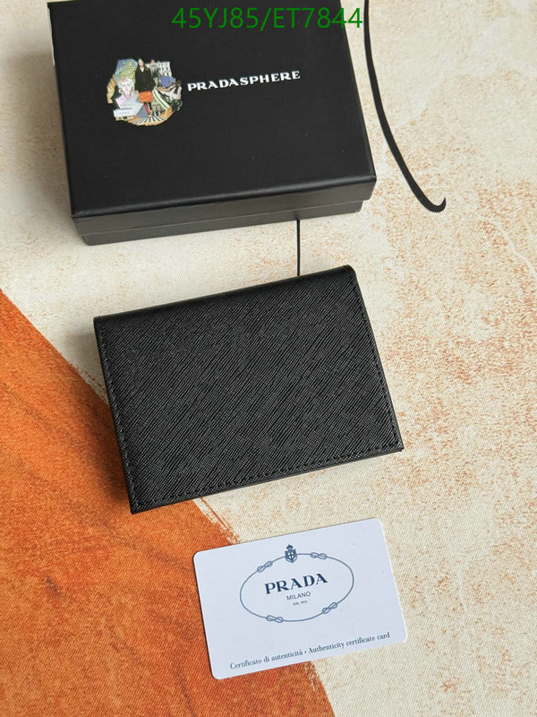 Prada-Wallet-4A Quality Code: ET7844 $: 45USD