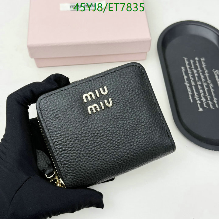 Miu Miu-Wallet-4A Quality Code: ET7835 $: 45USD