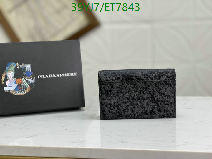 Prada-Wallet-4A Quality Code: ET7843 $: 39USD