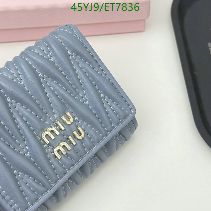 Miu Miu-Wallet-4A Quality Code: ET7836 $: 45USD