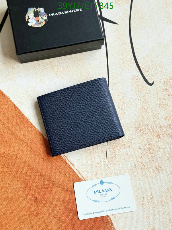 Prada-Wallet-4A Quality Code: ET7845 $: 39USD