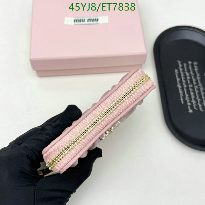 Miu Miu-Wallet-4A Quality Code: ET7838 $: 45USD