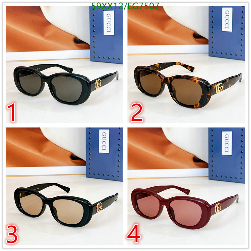 Gucci-Glasses Code: EG7507 $: 59USD
