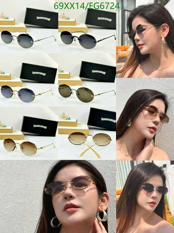 Chrome Hearts-Glasses Code: EG6724 $: 69USD