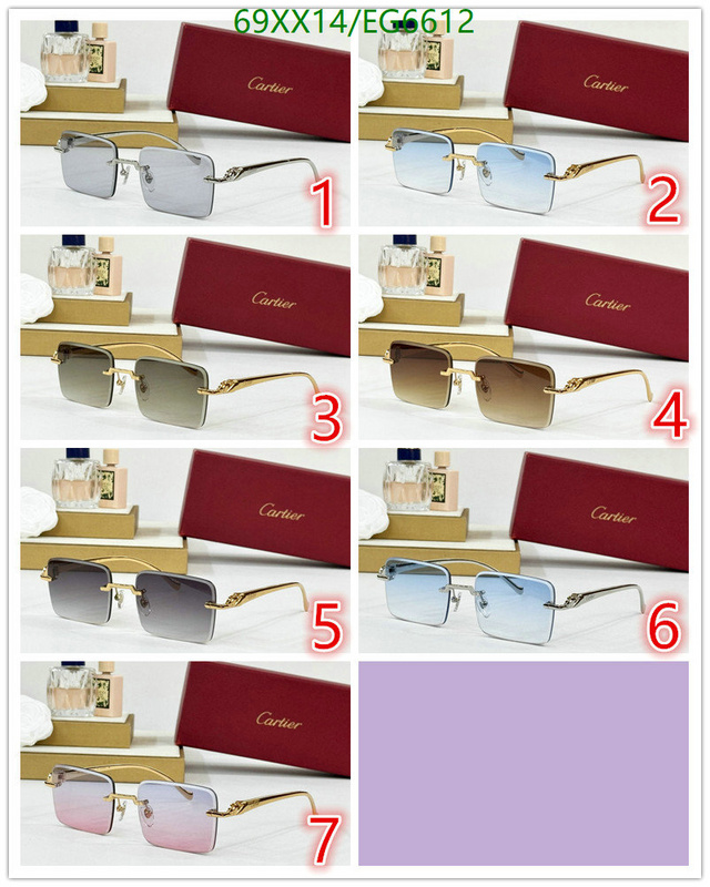 Cartier-Glasses Code: EG6612 $: 69USD