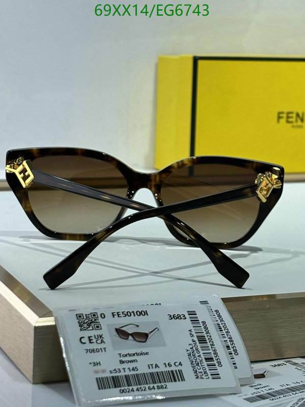 Fendi-Glasses Code: EG6743 $: 69USD