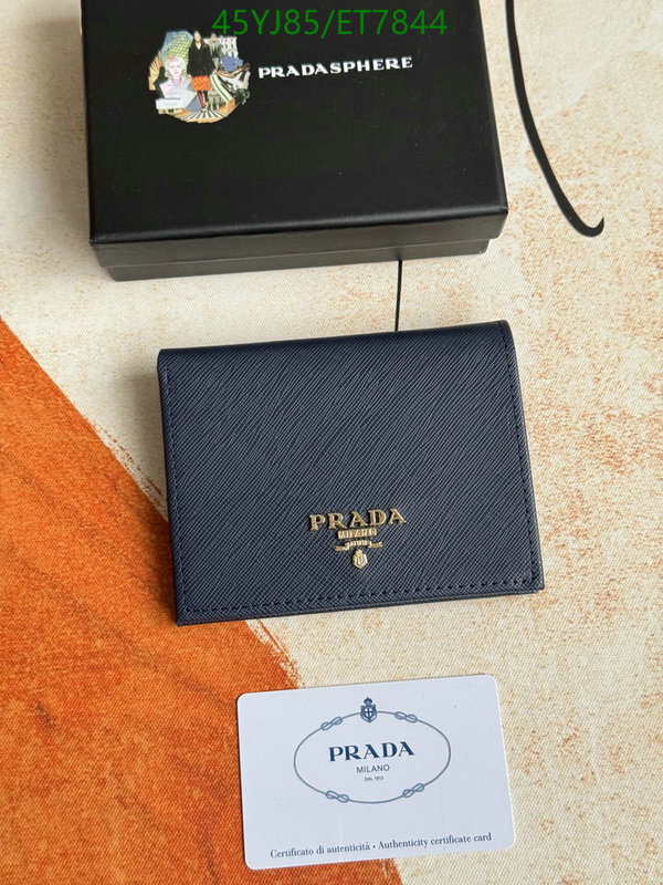 Prada-Wallet-4A Quality Code: ET7844 $: 45USD