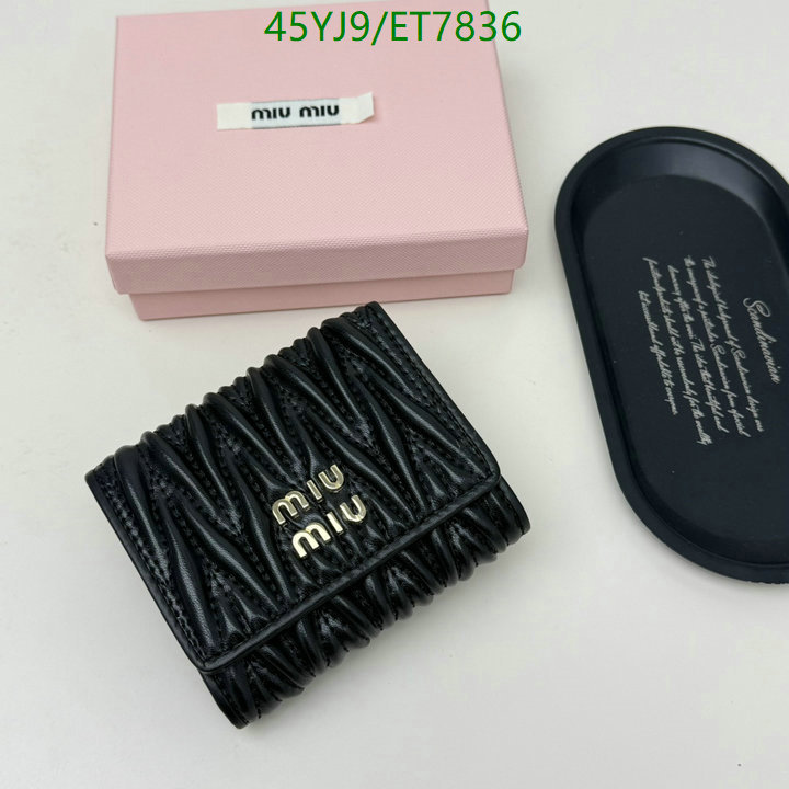 Miu Miu-Wallet-4A Quality Code: ET7836 $: 45USD