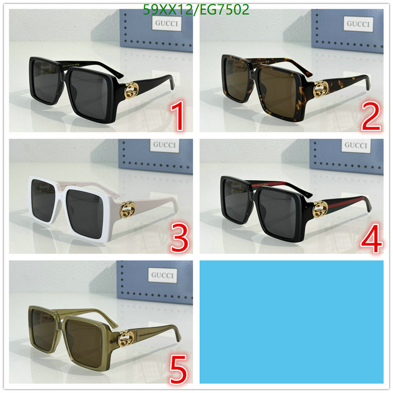 Gucci-Glasses Code: EG7502 $: 59USD