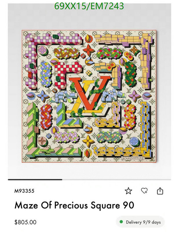 LV-Scarf Code: EM7243 $: 69USD