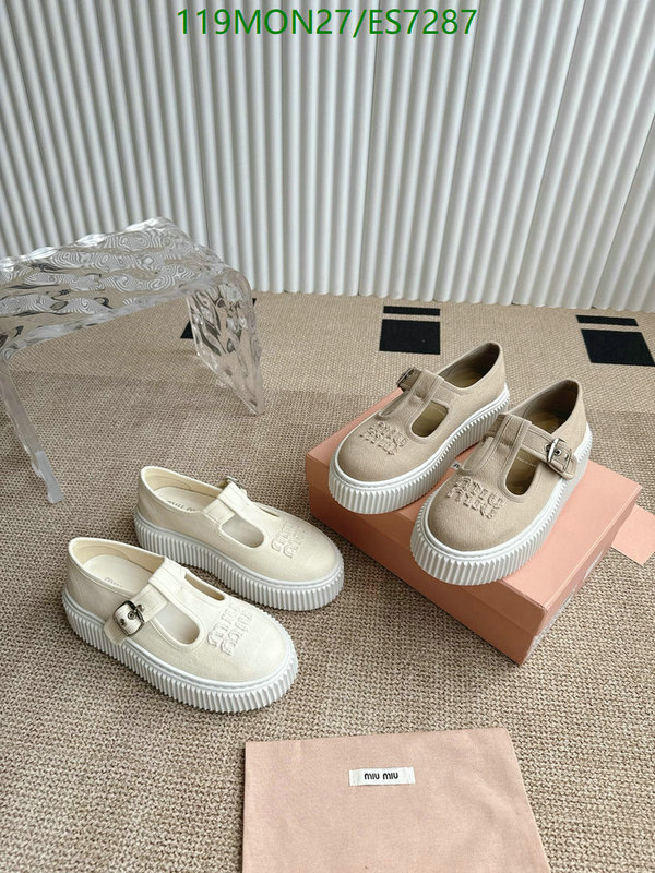 Miu Miu-Women Shoes Code: ES7287 $: 119USD
