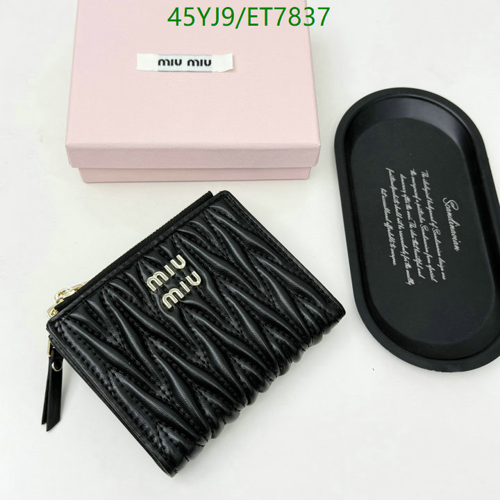 Miu Miu-Wallet-4A Quality Code: ET7837 $: 45USD