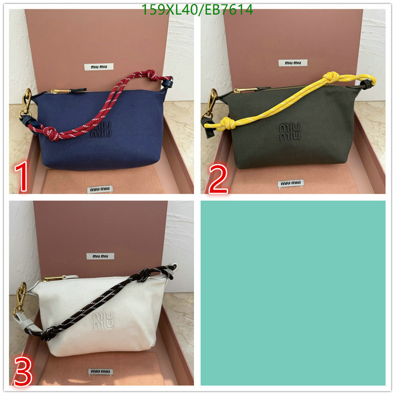 Miu Miu-Bag-Mirror Quality Code: EB7614 $: 159USD