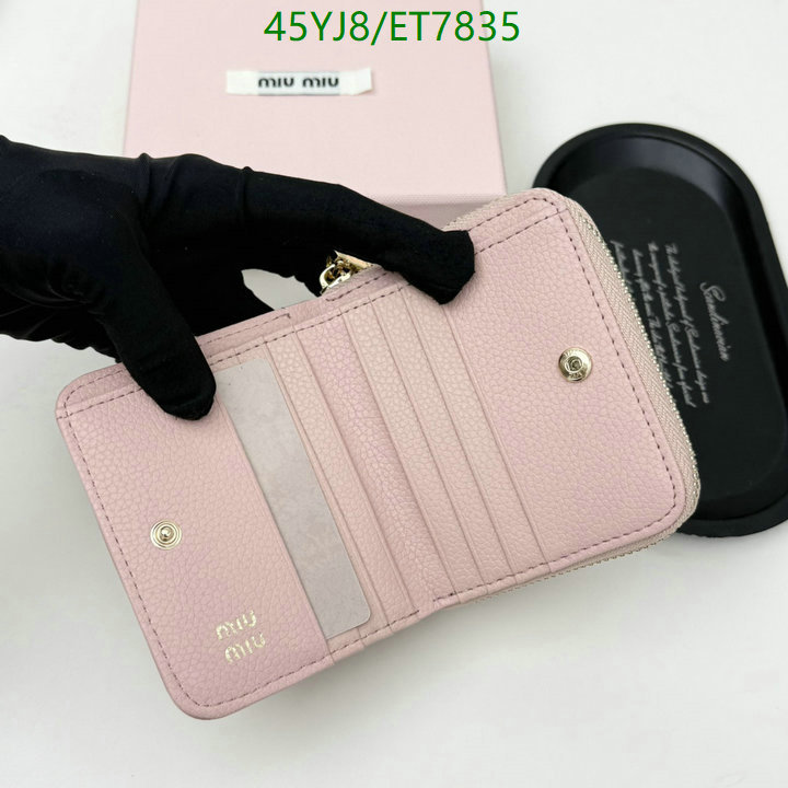 Miu Miu-Wallet-4A Quality Code: ET7835 $: 45USD
