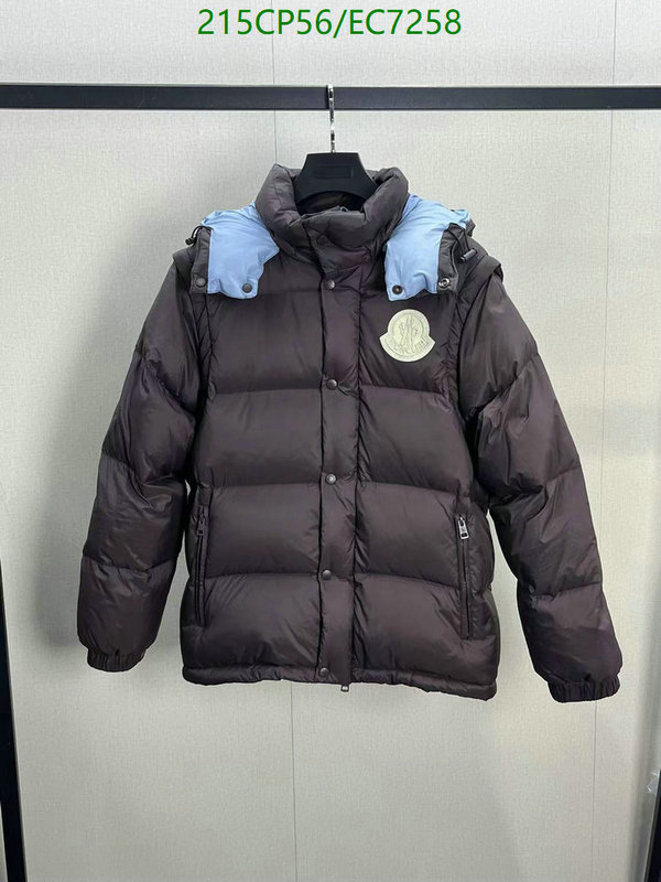 Moncler-Down jacket Men Code: EC7258 $: 215USD