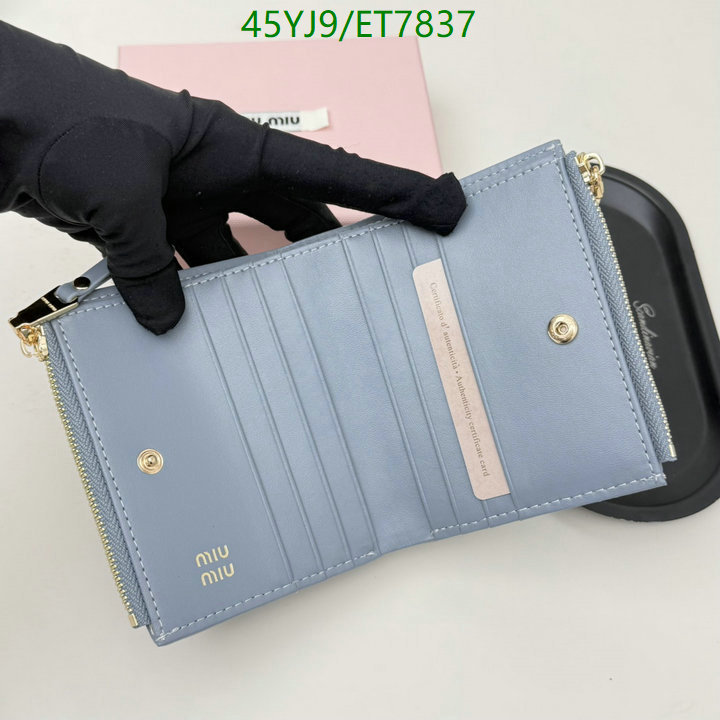 Miu Miu-Wallet-4A Quality Code: ET7837 $: 45USD