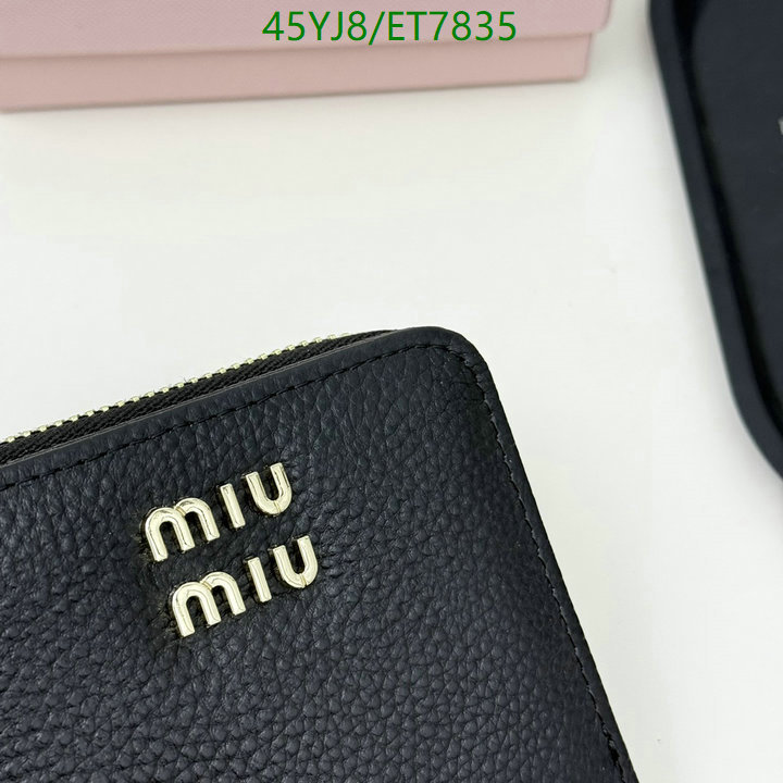 Miu Miu-Wallet-4A Quality Code: ET7835 $: 45USD