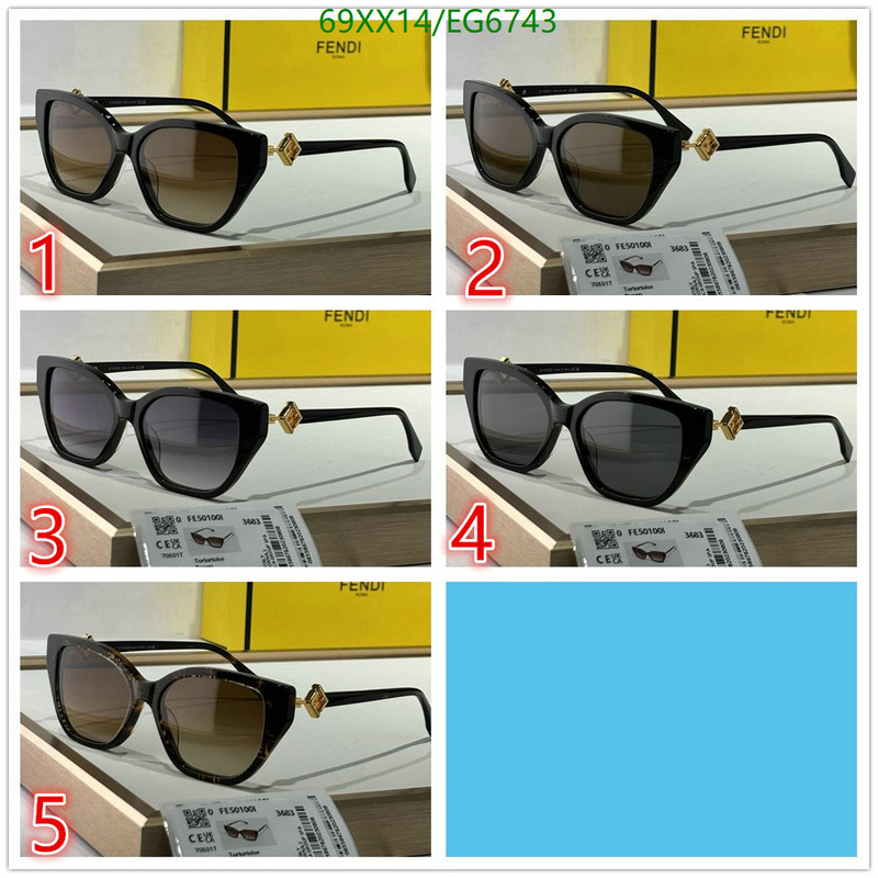 Fendi-Glasses Code: EG6743 $: 69USD