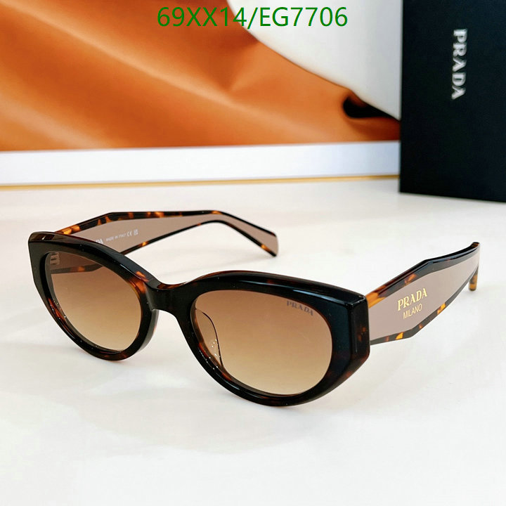 Prada-Glasses Code: EG7706 $: 69USD