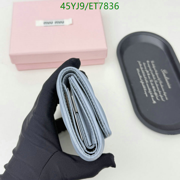 Miu Miu-Wallet-4A Quality Code: ET7836 $: 45USD
