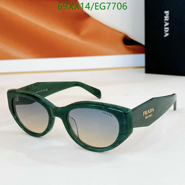 Prada-Glasses Code: EG7706 $: 69USD