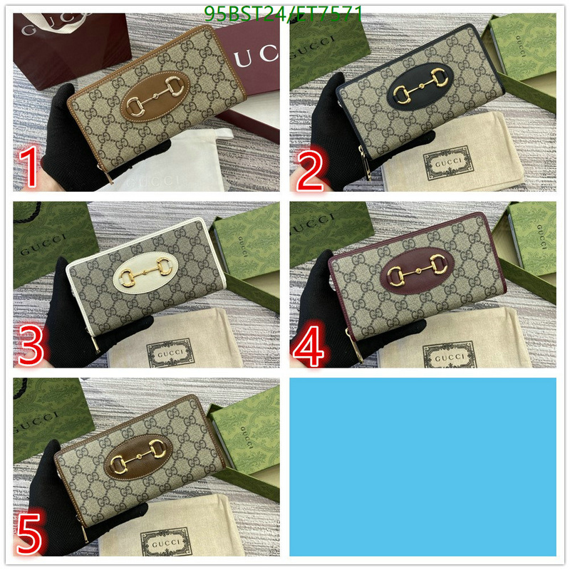 Gucci-Wallet Mirror Quality Code: ET7571 $: 95USD