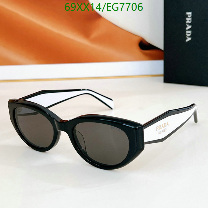 Prada-Glasses Code: EG7706 $: 69USD