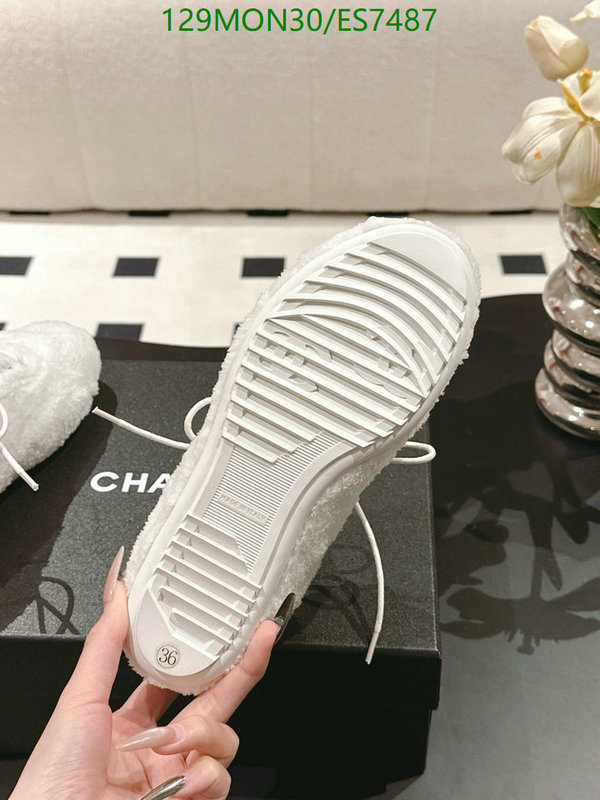 Chanel-Women Shoes Code: ES7487 $: 129USD