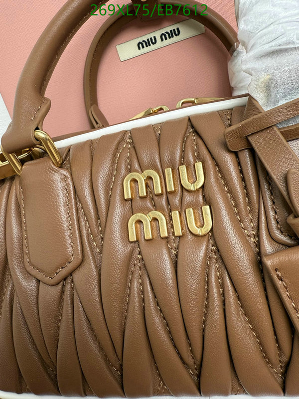 Miu Miu-Bag-Mirror Quality Code: EB7612 $: 269USD