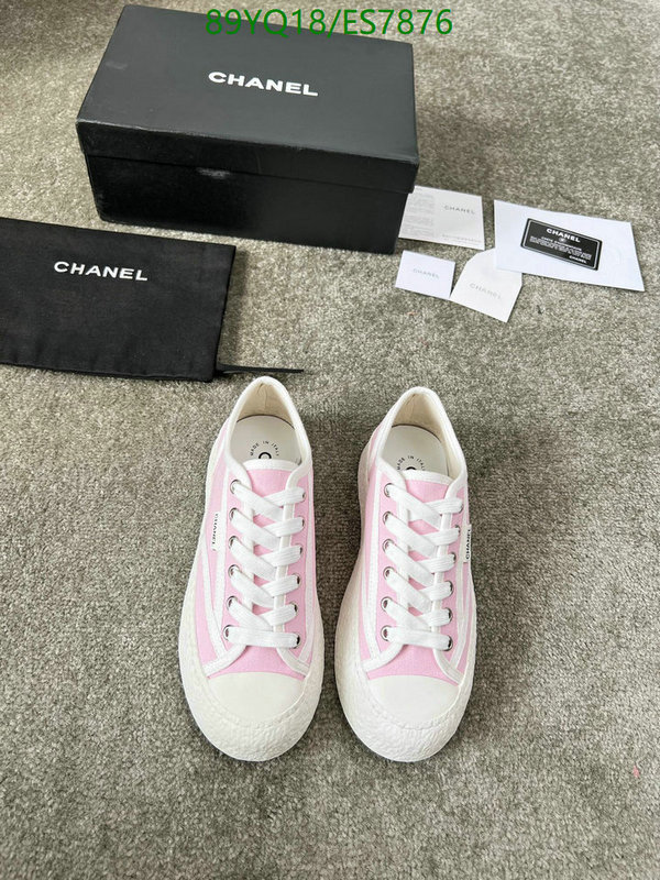 Chanel-Women Shoes Code: ES7876 $: 89USD