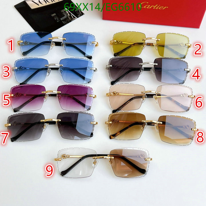 Cartier-Glasses Code: EG6610 $: 69USD
