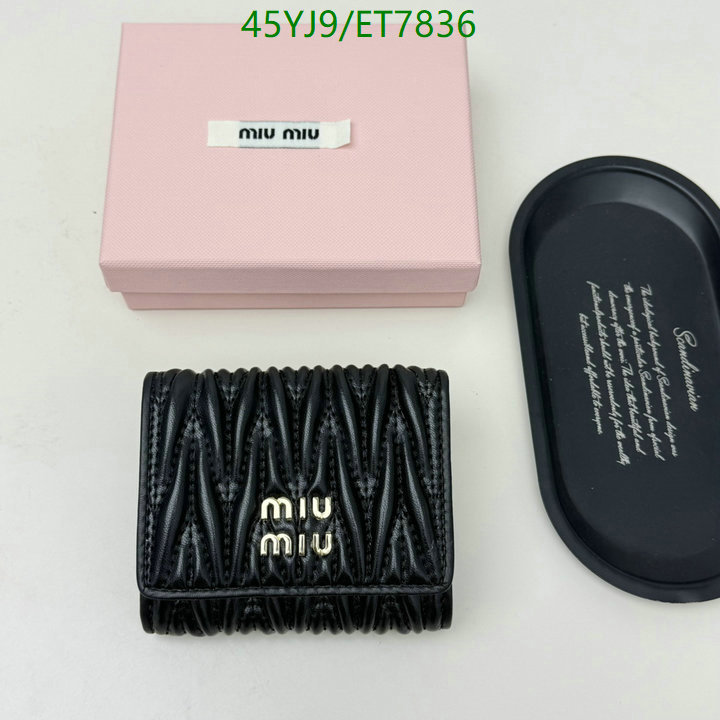 Miu Miu-Wallet-4A Quality Code: ET7836 $: 45USD