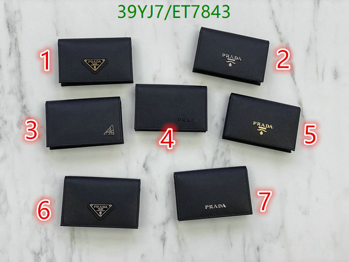 Prada-Wallet-4A Quality Code: ET7843 $: 39USD