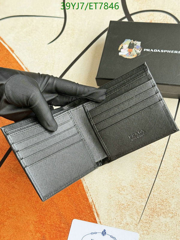 Prada-Wallet-4A Quality Code: ET7846 $: 39USD