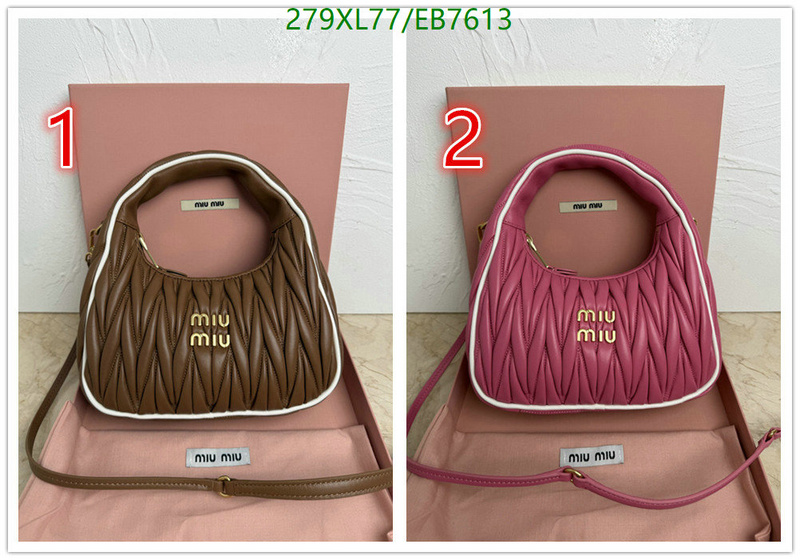 Miu Miu-Bag-Mirror Quality Code: EB7613 $: 279USD