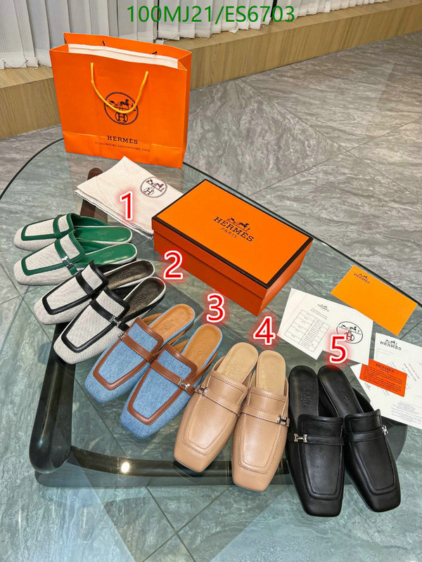 Hermes-Women Shoes Code: ES6703 $: 100USD