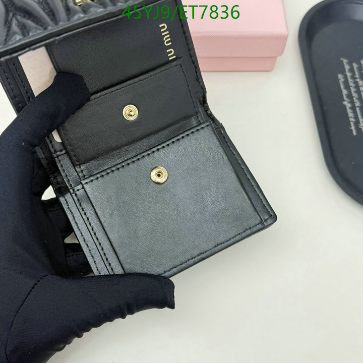 Miu Miu-Wallet-4A Quality Code: ET7836 $: 45USD