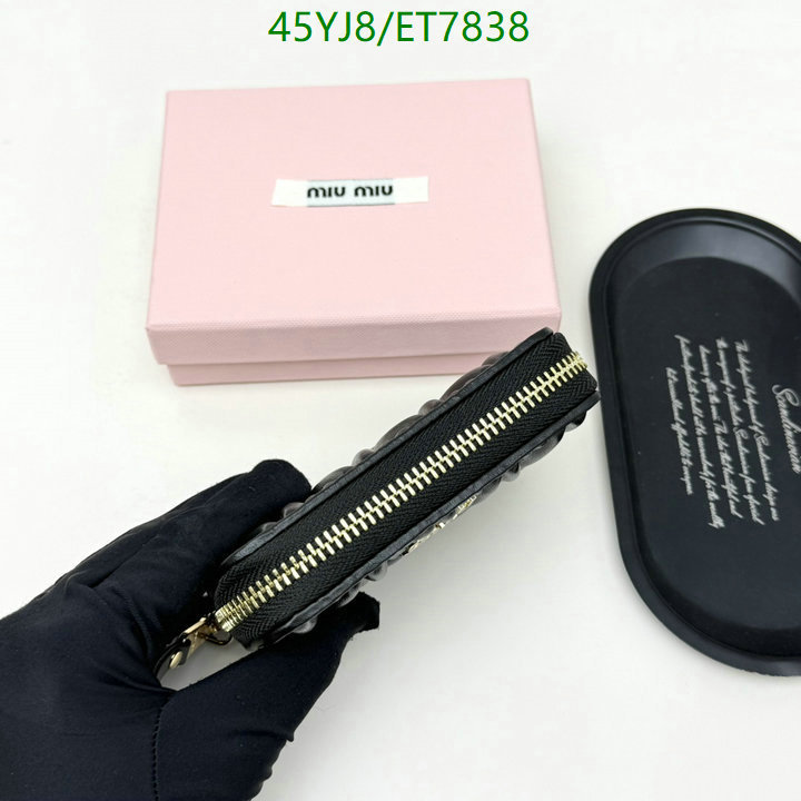 Miu Miu-Wallet-4A Quality Code: ET7838 $: 45USD